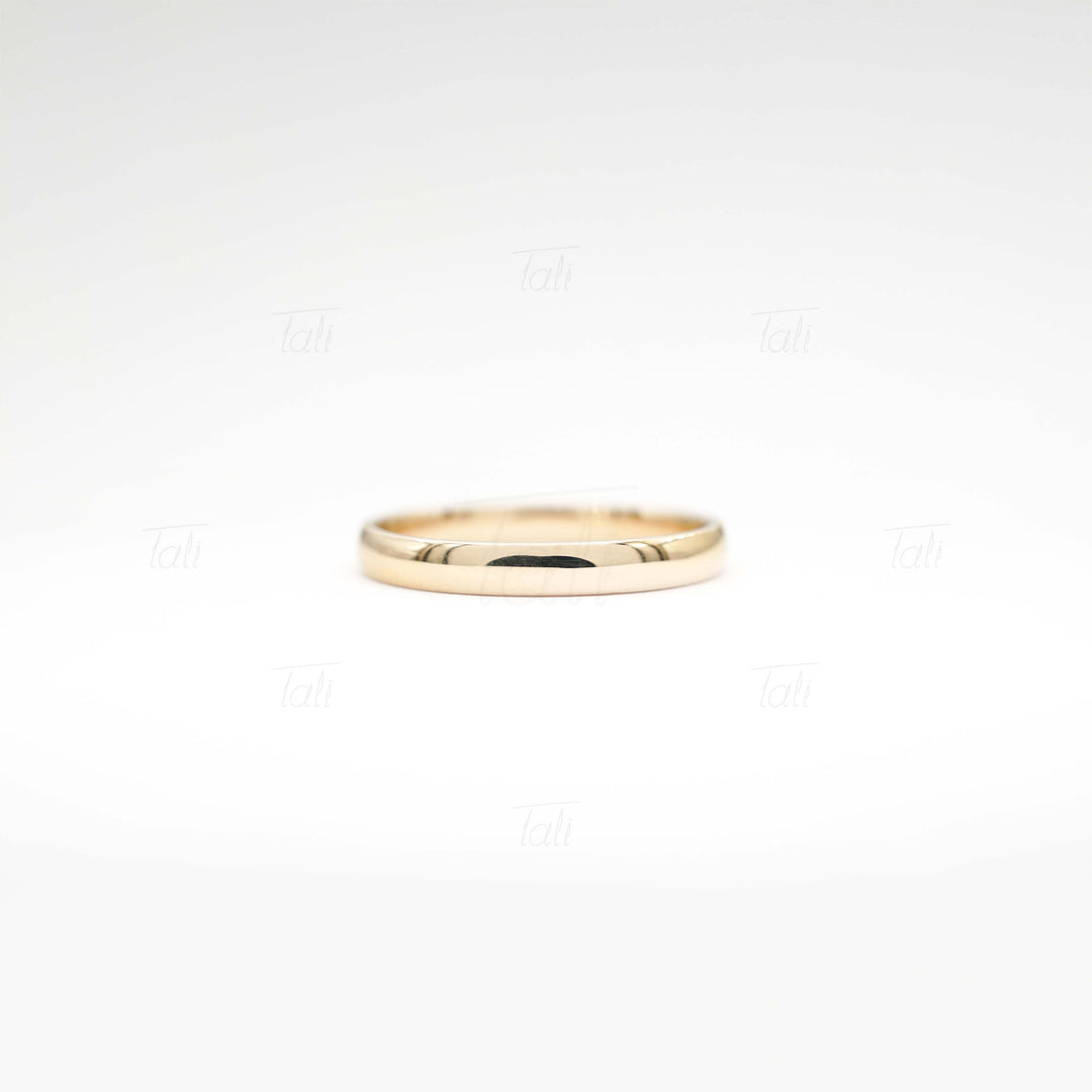 Klasik Bombeli Alyans Altın Yüzük