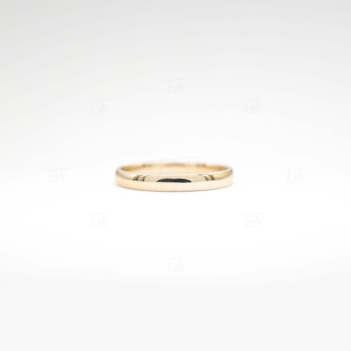 Klasik Bombeli Alyans Altın Yüzük