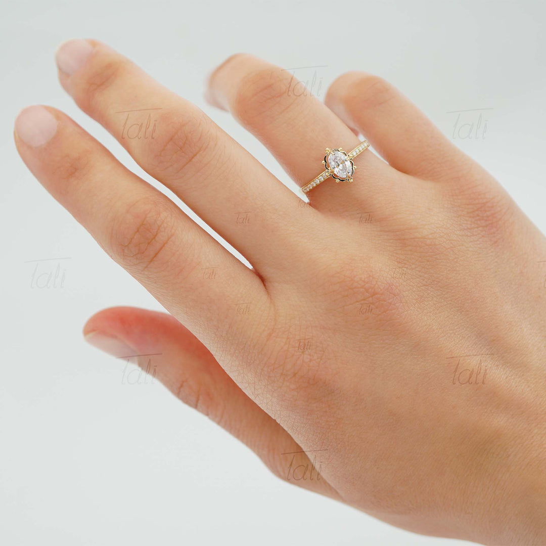 0,36 CT Pırlanta Hera Vintage Altın Yüzük | HRD / GIA Uluslararası Sertifikalı Pırlanta-0.36 CT Diamond Hera Vintage Gold Ring | HRD / GIA International Certified Diamond