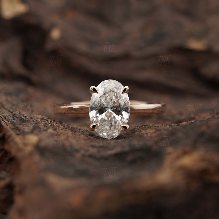 Vintage 1,00 CT Lab Pırlanta Tektaş Altın Yüzük | Pırlanta Tektaş Yüzük