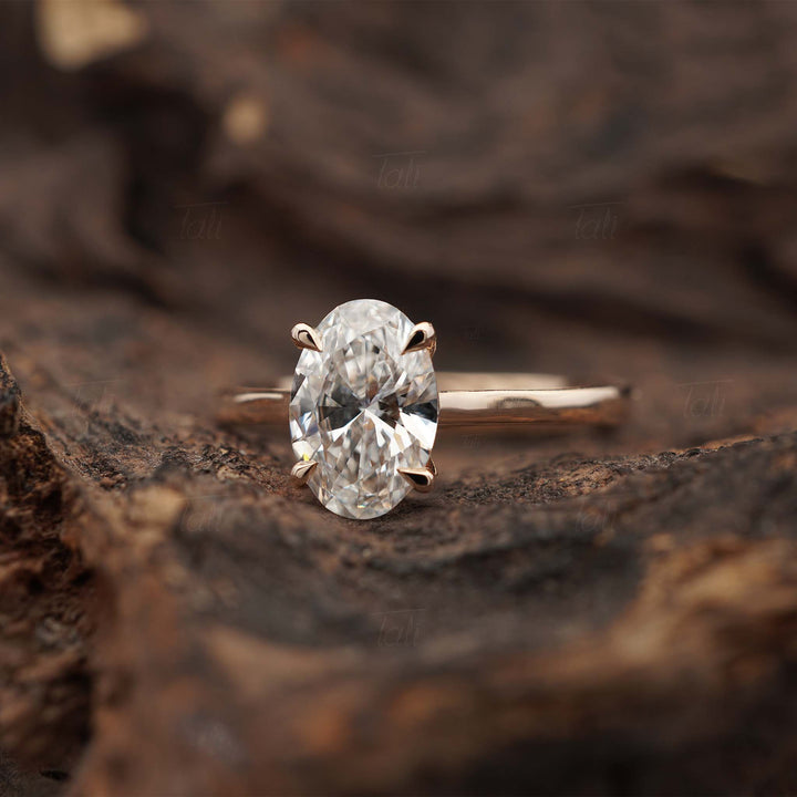 Vintage 1,00 CT Lab Pırlanta Tektaş Altın Yüzük | Pırlanta Tektaş Yüzük