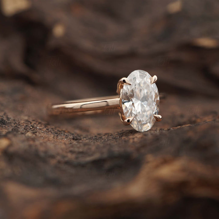 Vintage 1,00 CT Lab Pırlanta Tektaş Altın Yüzük | Pırlanta Tektaş Yüzük