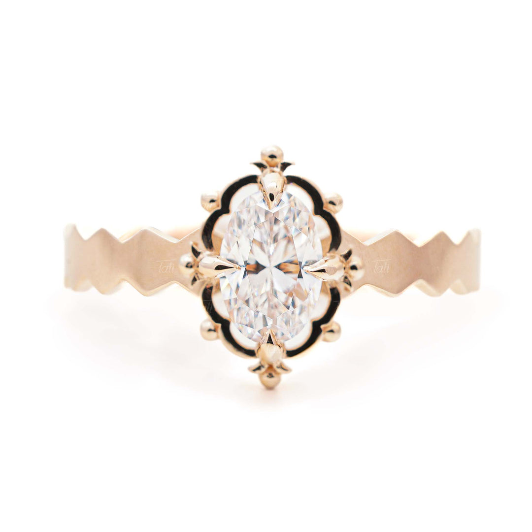 Zyla beyaz topaz tektaş vintage altın nişan yüzüğü, evlilik teklifi yüzüğü, özel tasarım 14 ayar altın yüzük. White topaz vintage solitarie solid gold  engagement rind, proposal gold ring.