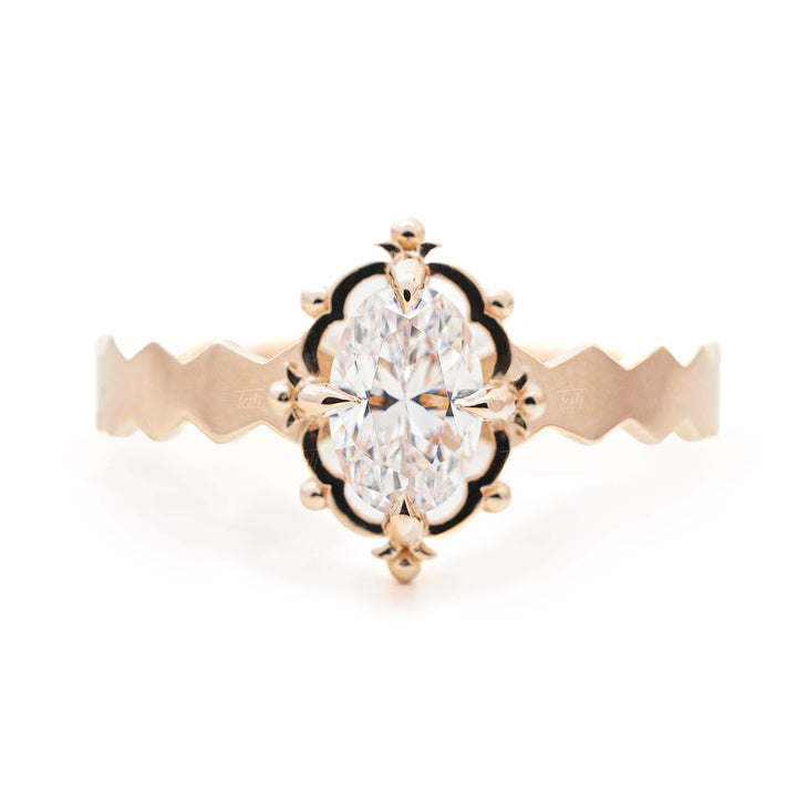 Zyla beyaz topaz tektaş vintage altın nişan yüzüğü, evlilik teklifi yüzüğü, özel tasarım 14 ayar altın yüzük. White topaz vintage solitarie solid gold  engagement rind, proposal gold ring.