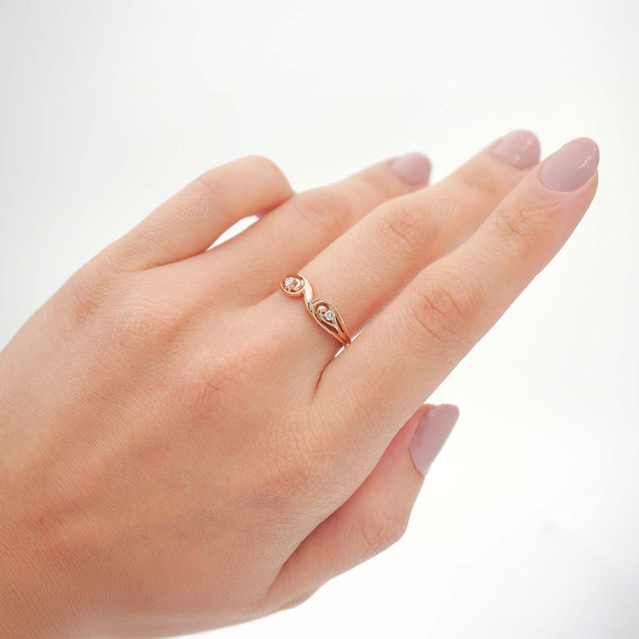 lirima vintage pırlantalı altın alyans lirima vintage diamond solid gold wedding band