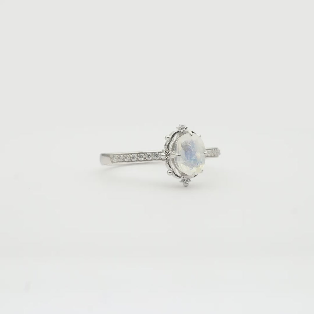 hera aytaşı ve pırlanta vintage evlilik teklifi yüzüğü