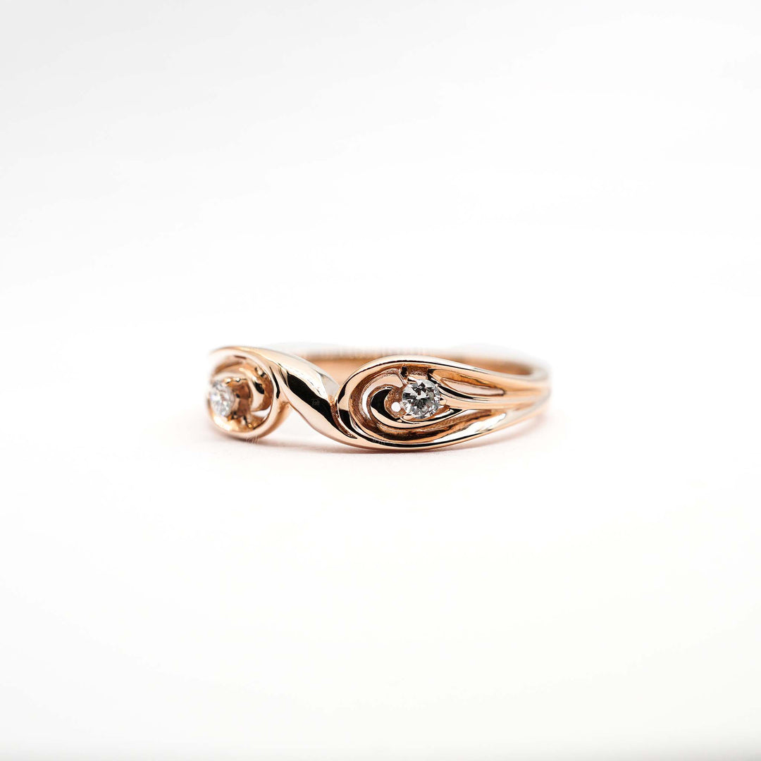 lirima vintage pırlantalı altın alyans lirima vintage diamond solid gold wedding band